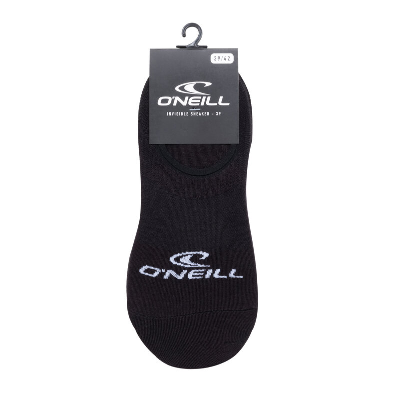 O'Neill O'Neill Footies Socks Men's/Women's No Show 710003 Black 3-Pack