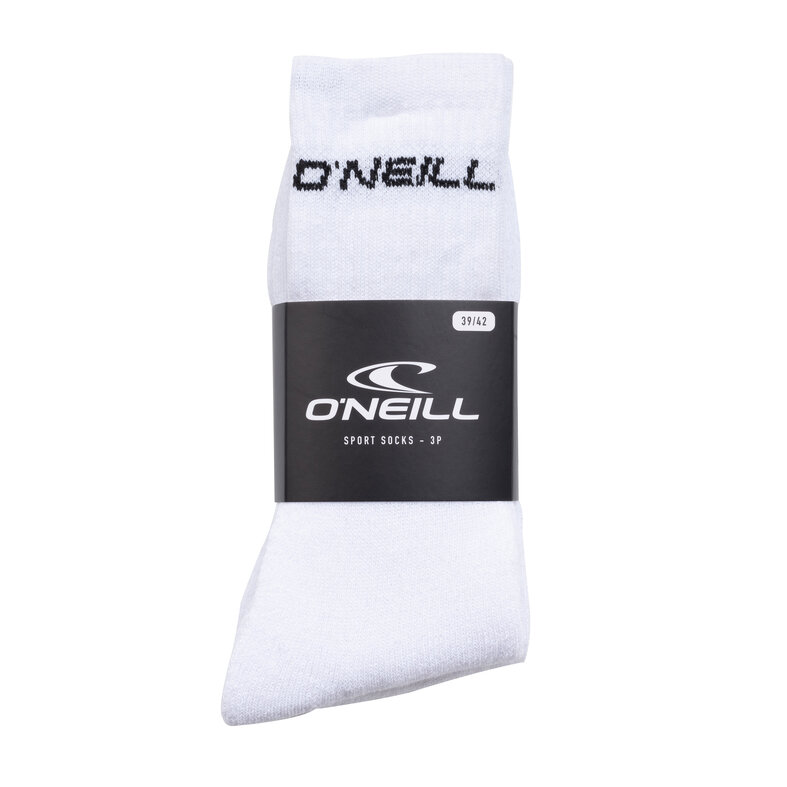 O'Neill O'Neill Sportsokken Unisex 3-Pack Wit