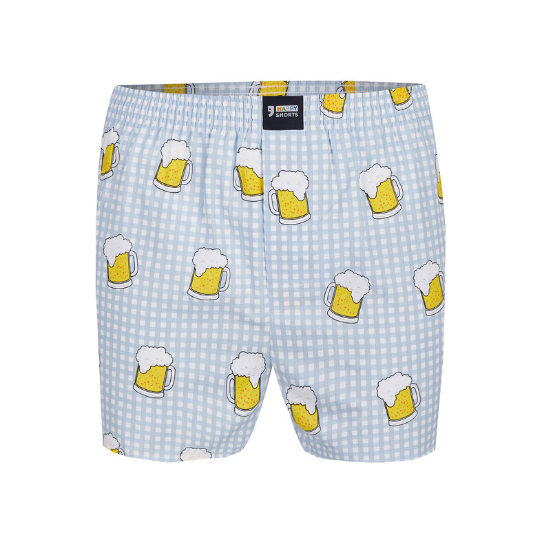 Happy Shorts Happy Shorts Wide Boxer Shorts Men With Print 3-Pack