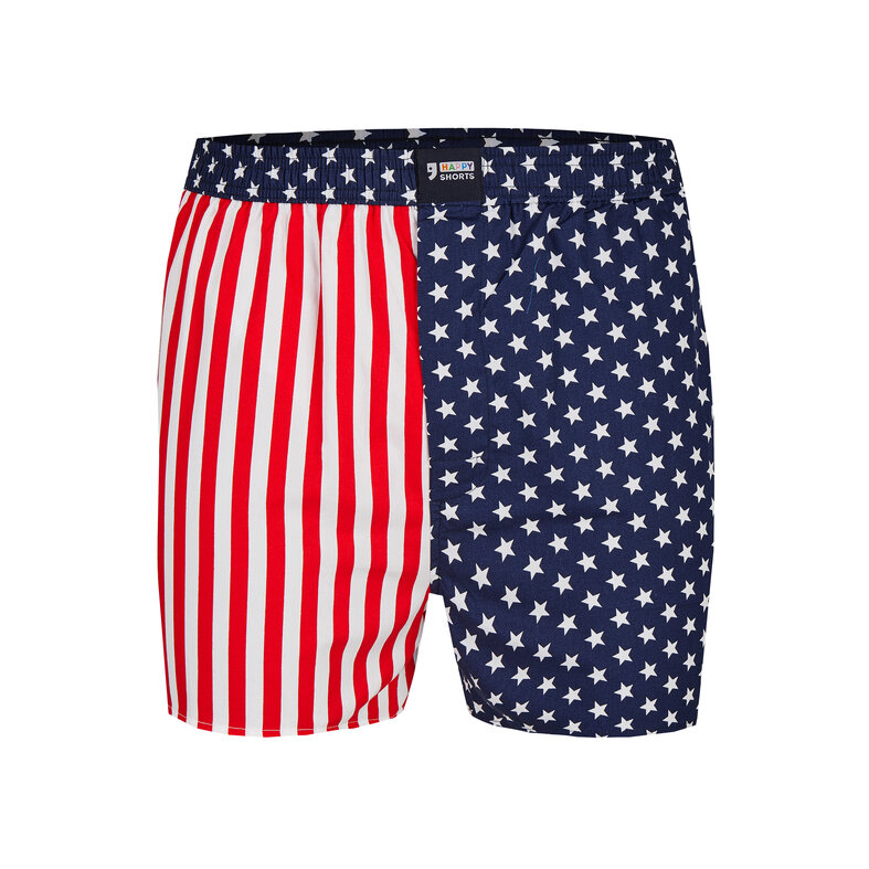 Happy Shorts Happy Shorts Wide Boxer Shorts Men With Print 3-Pack
