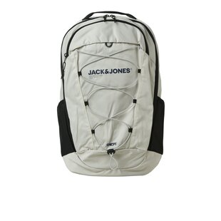 Jack & Jones Men's Backpack JACZITRUS Moonbeam Gray/Beige