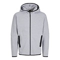 Jack & Jones Jack & Jones Men's Hoodie With Zipper JCOFUSION Gray