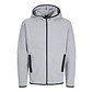Jack & Jones Jack & Jones Heren Hoodie Met Rits JCOFUSION Grijs
