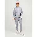 Jack & Jones Jack & Jones Heren Hoodie Met Rits JCOFUSION Grijs