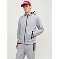 Jack & Jones Jack & Jones Heren Hoodie Met Rits JCOFUSION Grijs