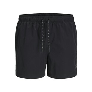 Jack & Jones Men's Swim Short JPSTMAUI JJSWIM Solid Black