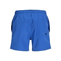 Jack & Jones Junior Jack & Jones Junior Swim Short JPSTMAUI Double Logo Plain Blue