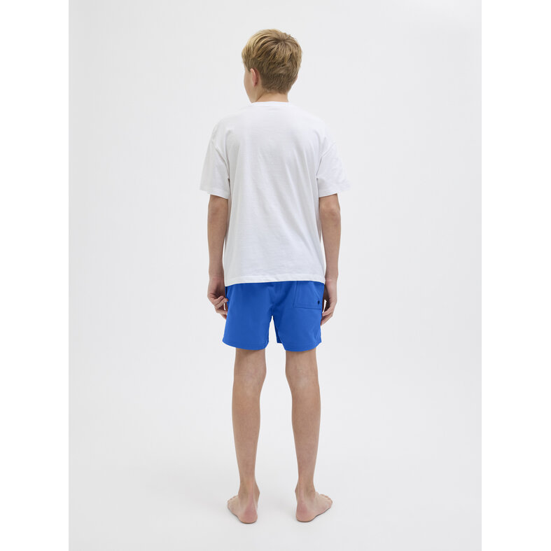 Jack & Jones Junior Jack & Jones Junior Zwemshort JPSTMAUI Double Logo Effen Blauw