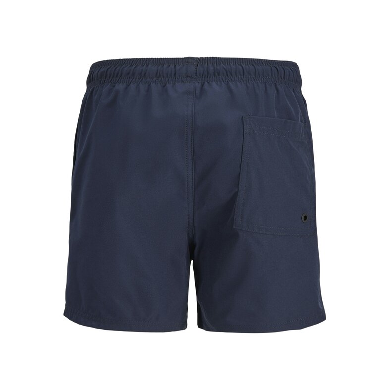Jack & Jones Junior Jack & Jones Junior Swim Short JPSTMAUI Double Logo Plain Dark Blue
