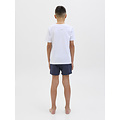 Jack & Jones Junior Jack & Jones Junior Zwemshort JPSTMAUI Double Logo Effen Donkerblauw