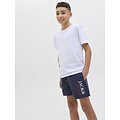 Jack & Jones Junior Jack & Jones Junior Zwemshort JPSTMAUI Double Logo Effen Donkerblauw