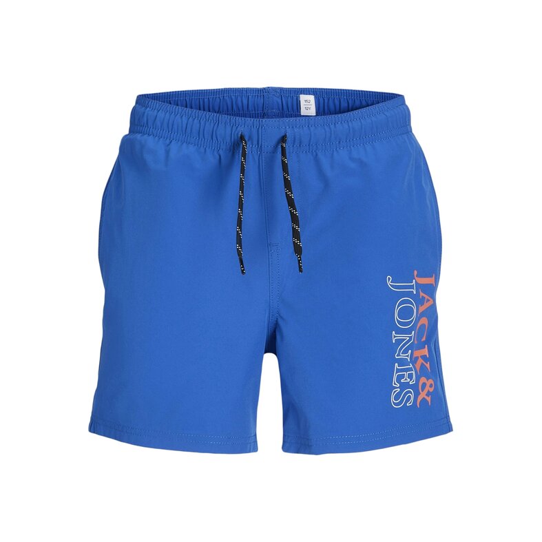 Jack & Jones Junior Jack & Jones Junior Zwemshort JPSTMAUI Double Logo Effen Blauw