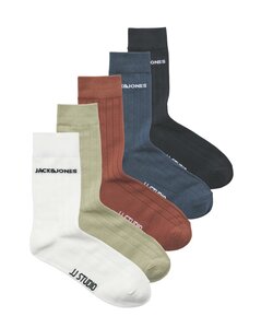 Jack & Jones Men's Socks JACJJSTUDIO 5-Pack Multi Color