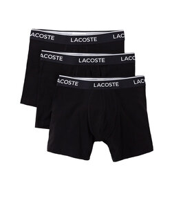 Lacoste Classic Boxer Shorts Men Black Trunks 3-Pack