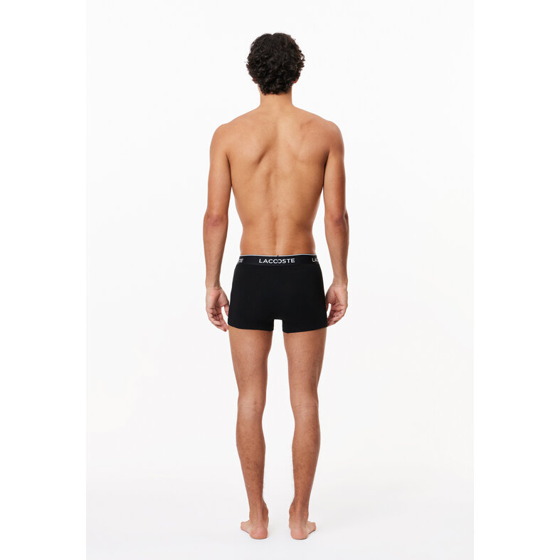 Lacoste Lacoste Classic Boxershorts Heren Zwart Trunks 3-Pack