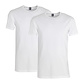 Alan Red Alan Red Heren Ondershirt OTTOWA Stretch T-shirt Ronde Hals 2-Pack Wit