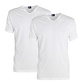 Alan Red Alan Red Men's Underwear VERMONT Stretch T-shirt V-Neck 2-Pack White