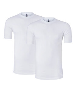 Alan Red Heren Ondershirt VIRGINIA T-shirt Ronde Hals 2-Pack Wit