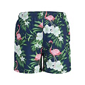 Jack & Jones Junior Jack & Jones Junior Jongens Zwemshort JPSTMAUI Gebloemde Flamingo Print