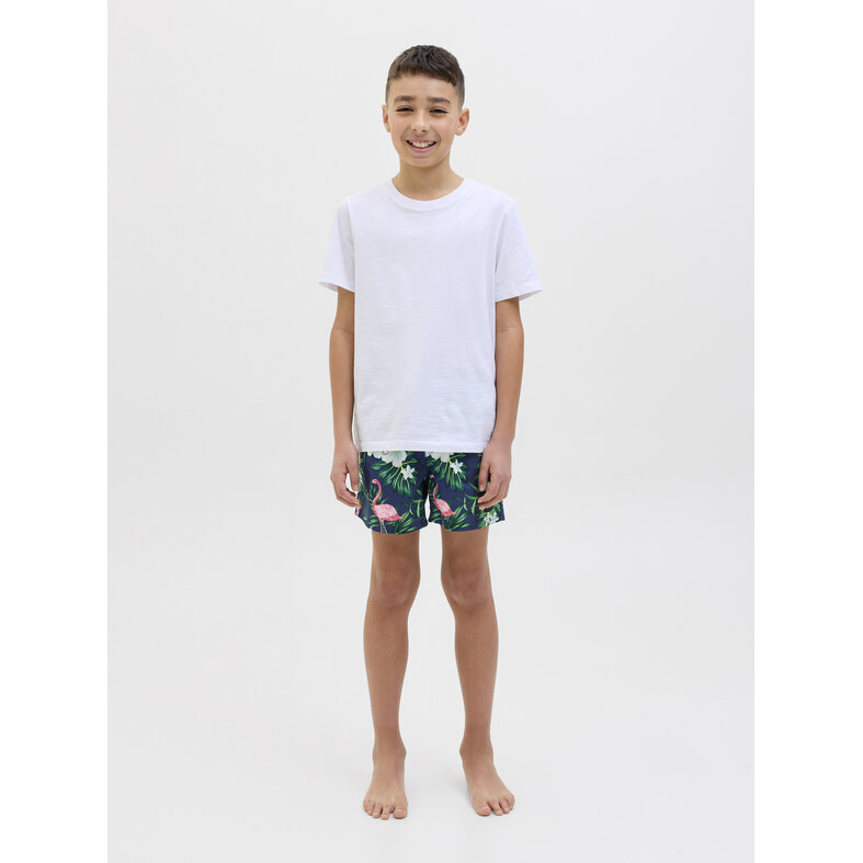 Jack & Jones Junior Jack & Jones Junior Boys Swim Short JPSTMAUI Floral Flamingo Print