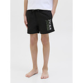 Jack & Jones Junior Jack & Jones Junior Zwemshort JPSTMAUI Double Logo Effen Zwart
