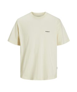 Jack & Jones Heren T-Shirt JORPAROS EASTER Ronde Hals Off White