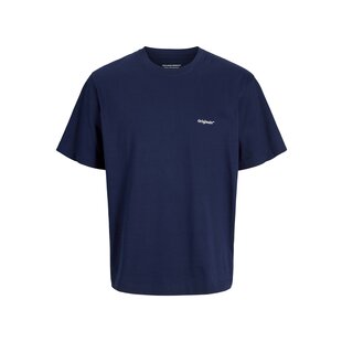 Jack & Jones Heren T-Shirt JORPAROS EASTER Ronde Hals Donkerblauw