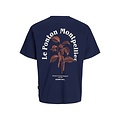 Jack & Jones Jack & Jones Heren T-Shirt JORPAROS EASTER Ronde Hals Donkerblauw
