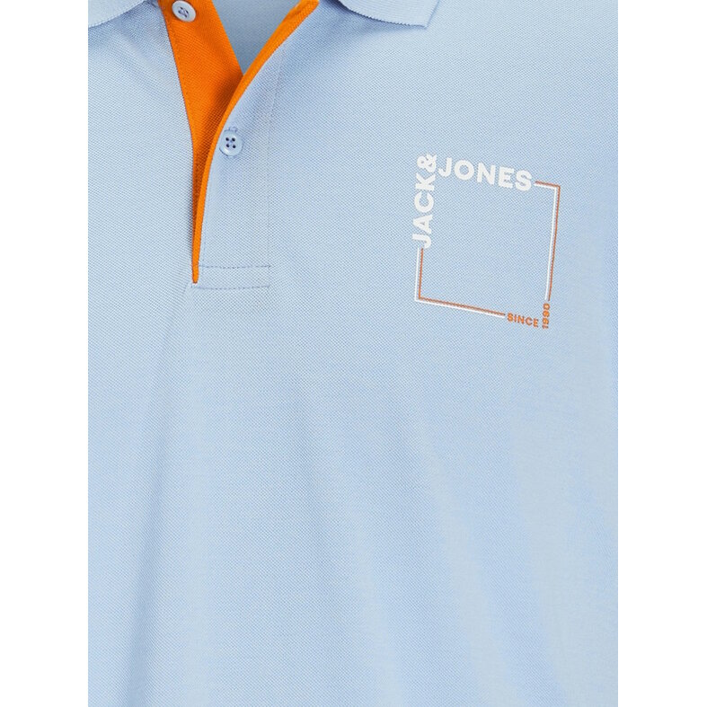 Jack & Jones Jack & Jones Men's Polo JJVERNER Light Blue