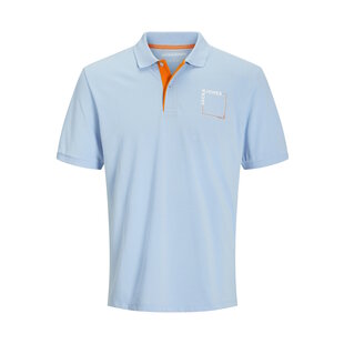 Jack & Jones Heren Polo JJVERNER Lichtblauw