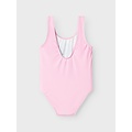 Name It Name It Girls Swimsuit NMFMODINA Stitch Round Neck Pink