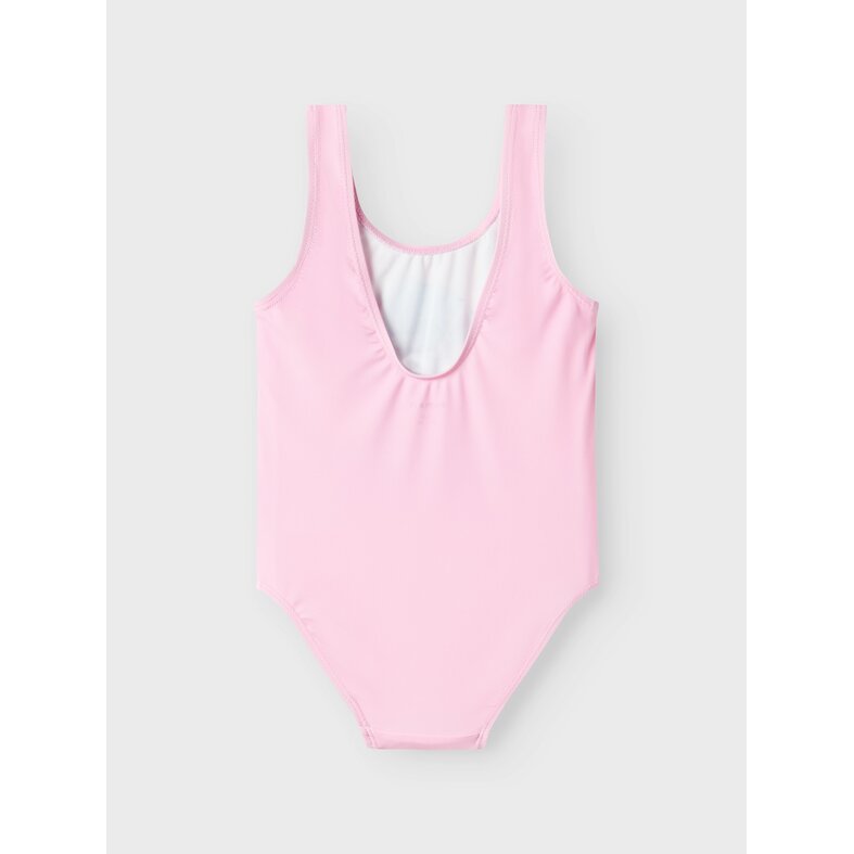Name It Name It Girls Swimsuit NMFMODINA Stitch Round Neck Pink