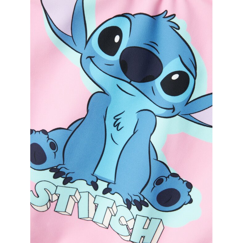 Name It Name It Meisjes Badpak NMFMODINA Stitch Ronde Hals Roze