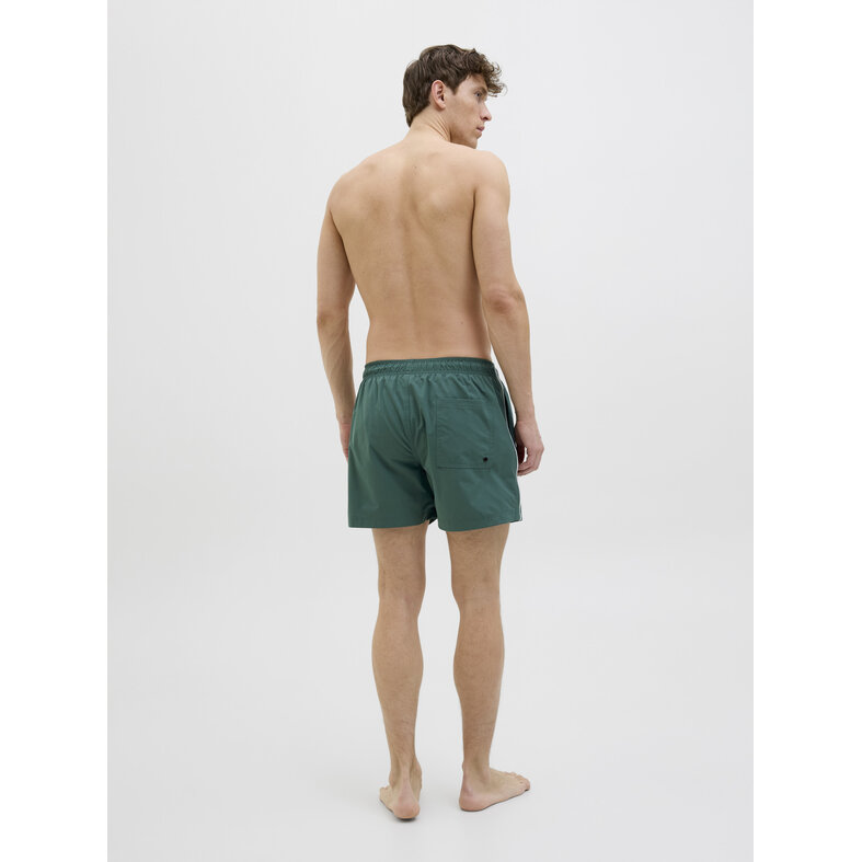 Jack & Jones Jack & Jones Men's Swim Short JPSTMAUI JJSWIM Splicelogo Solid Green