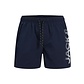 Jack & Jones Jack & Jones Men's Swim Short JPSTMAUI JJSWIM Splicelogo Solid Dark Blue