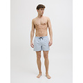 Jack & Jones Jack & Jones Heren Zwemshort JPSTMAUI JJSWIM Splicelogo Effen Ijsblauw