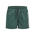 Jack & Jones Jack & Jones Men's Swim Short JPSTMAUI JJSWIM Splicelogo Solid Green