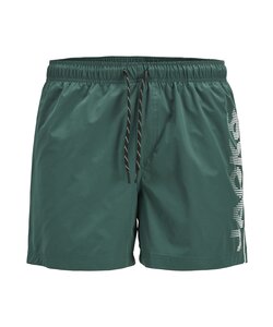 Jack & Jones Heren Zwemshort JPSTMAUI JJSWIM Splicelogo Effen Groen