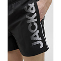 Jack & Jones Jack & Jones Heren Zwemshort JPSTMAUI JJSWIM Splicelogo Effen Zwart