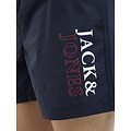 Jack & Jones Jack & Jones Men's Swim Short JPSTMAUI Double Logo Solid Dark Blue