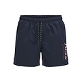 Jack & Jones Jack & Jones Heren Zwemshort JPSTMAUI Double Logo Effen Donkerblauw