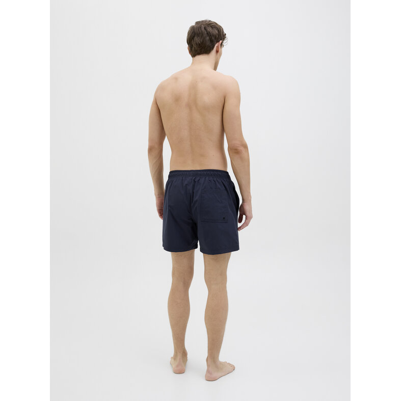 Jack & Jones Jack & Jones Heren Zwemshort JPSTMAUI Double Logo Effen Donkerblauw