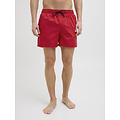 Jack & Jones Jack & Jones Heren Zwemshort JPSTMAUI Double Logo Effen Rood