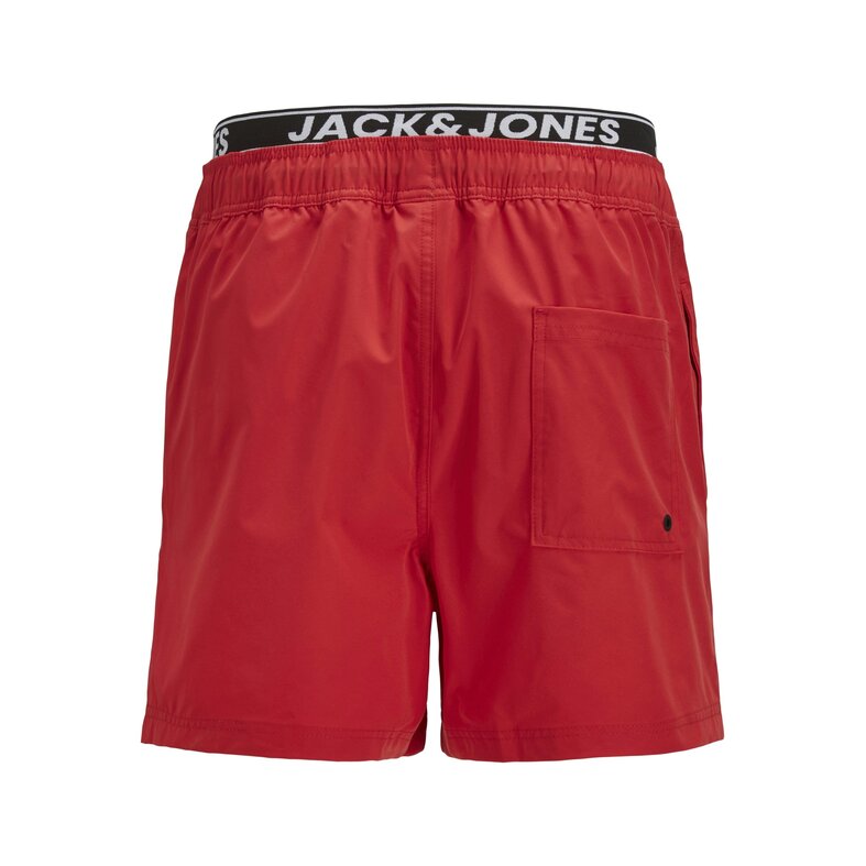 Jack & Jones Jack & Jones Men's Swim Short JPSTMAUI JJSWIM Double Waistband Red
