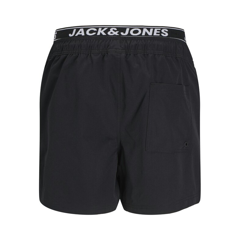 Jack & Jones Jack & Jones Heren Zwemshort JPSTMAUI JJSWIM Double Waistband Zwart