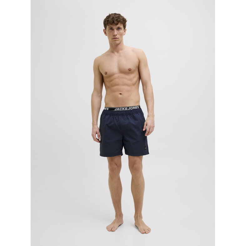 Jack & Jones Jack & Jones Heren Zwemshort JPSTMAUI JJSWIM Double Waistband Donkerblauw
