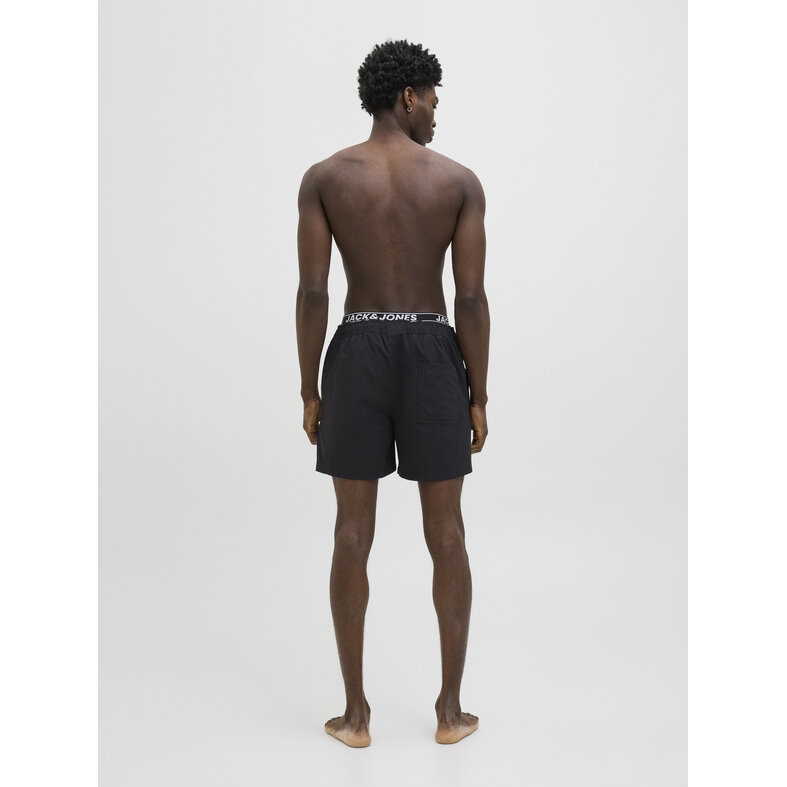 Jack & Jones Jack & Jones Heren Zwemshort JPSTMAUI JJSWIM Double Waistband Zwart