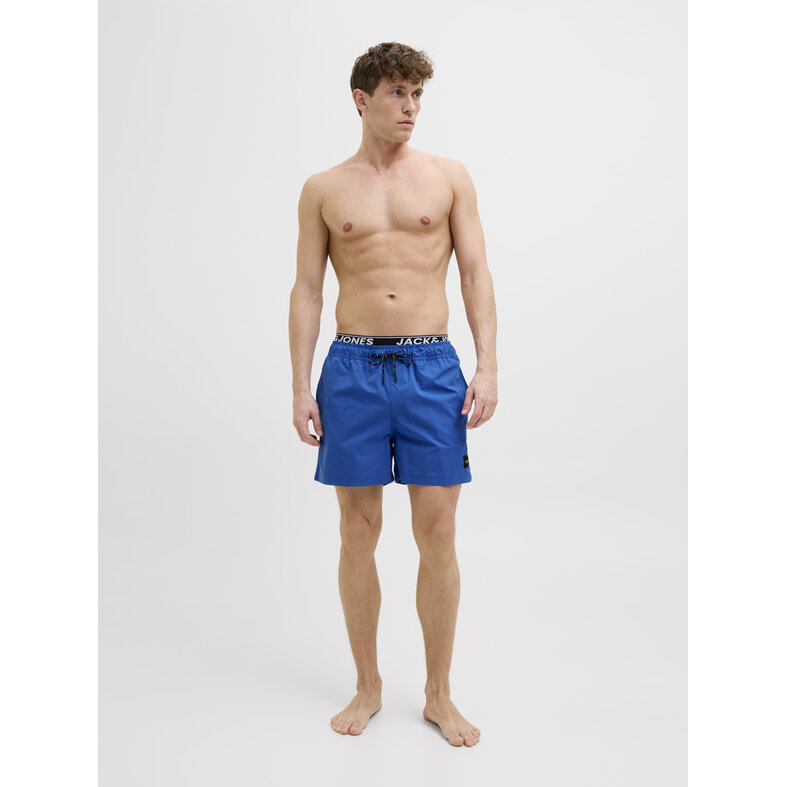 Jack & Jones Jack & Jones Men's Swim Short JPSTMAUI JJSWIM Double Waistband Blue
