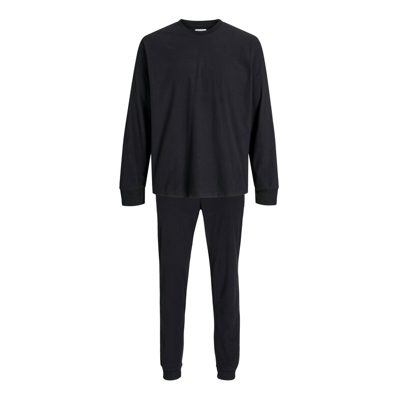 Jack & Jones Jack & Jones Heren Lounge Pyjama Set Lang Polyester Zwart