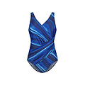 Ten Cate Ten Cate Ladies Correcting Swimsuit Soft Cup Blue Striped